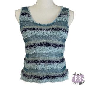 URBAN OUTFITTERS UO Mixed Open Knit Tank Top
